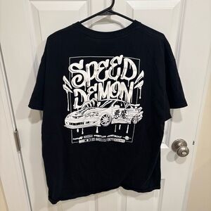Boxset Speed Demon Acura RSX JDM Graphic Black White T-Shirt Men’s U.S. XL